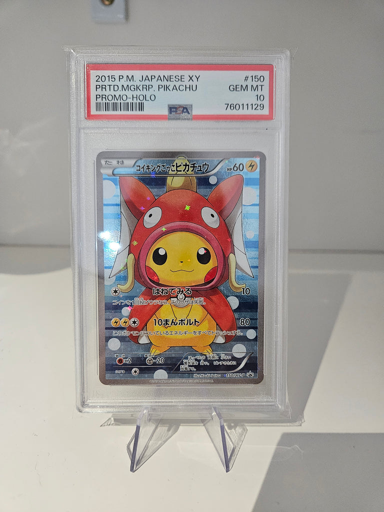 2015 P.M. Japanese XY Magikarp Pikachu Ponch PSA 10