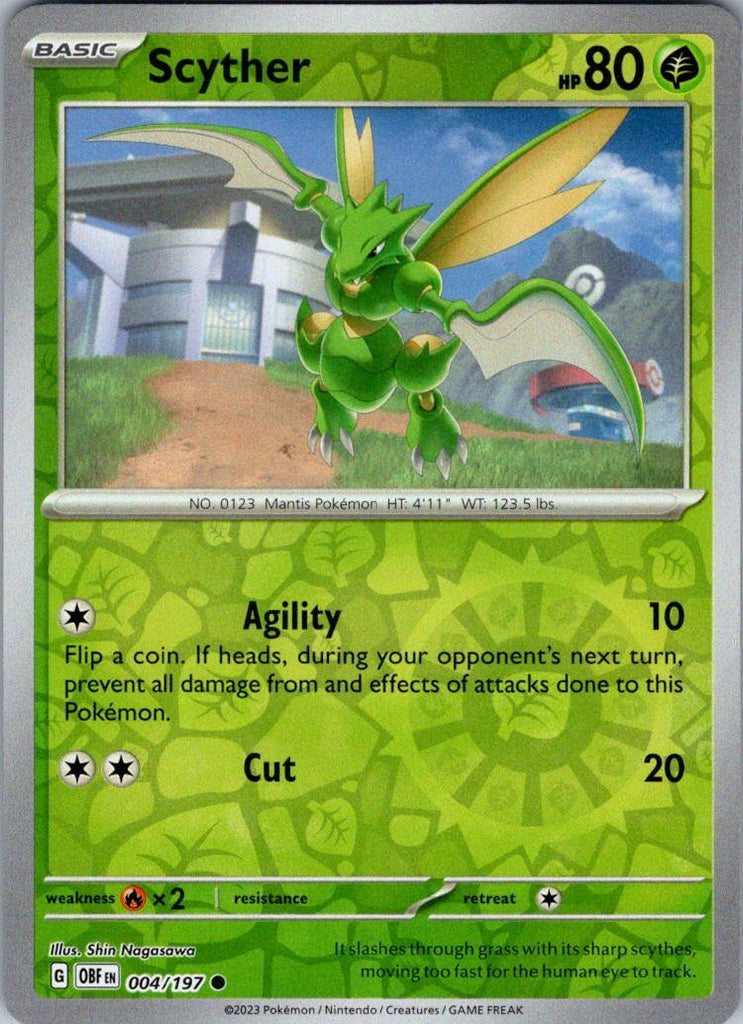 SV03: Obsidian Flames #004/197 Scyther