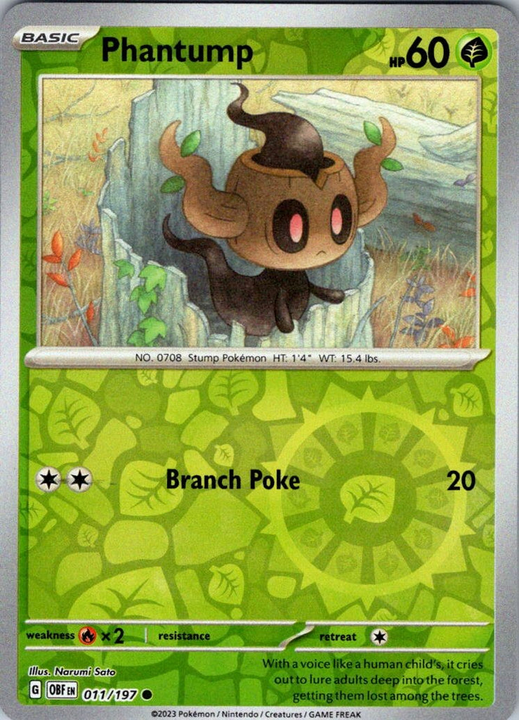 SV03: Obsidian Flames #011/197 Phantump