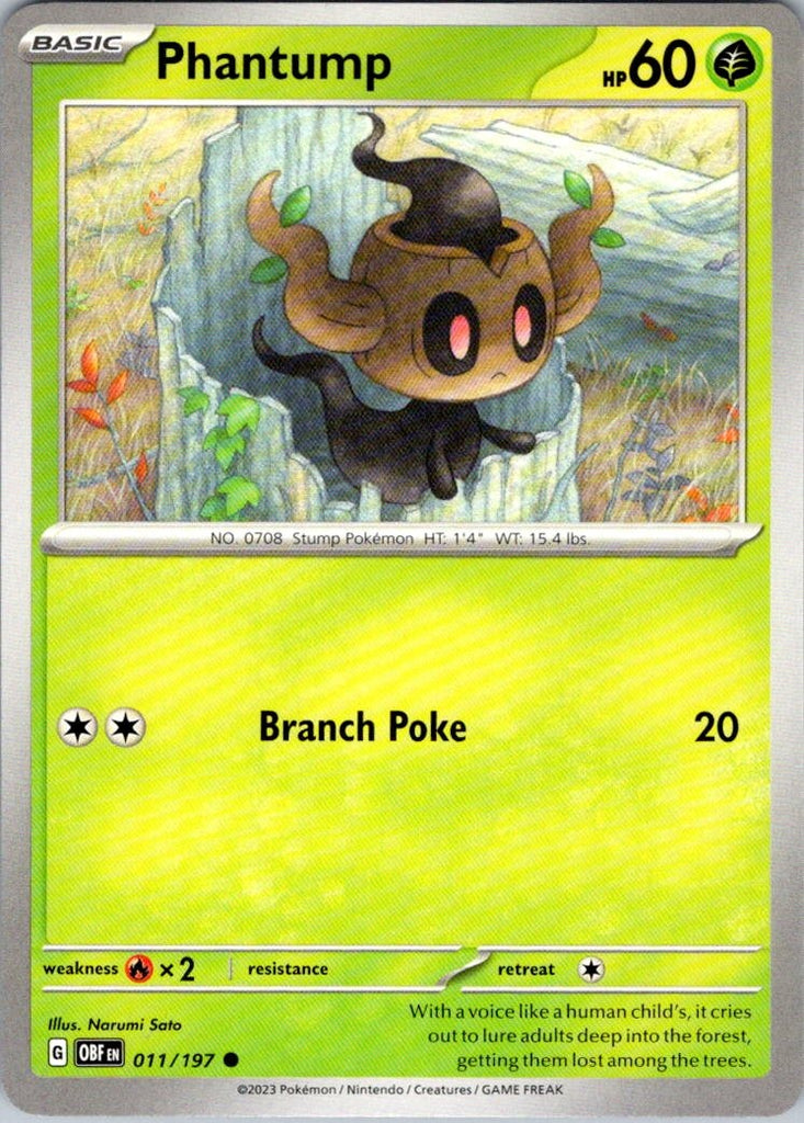 SV03: Obsidian Flames #011/197 Phantump
