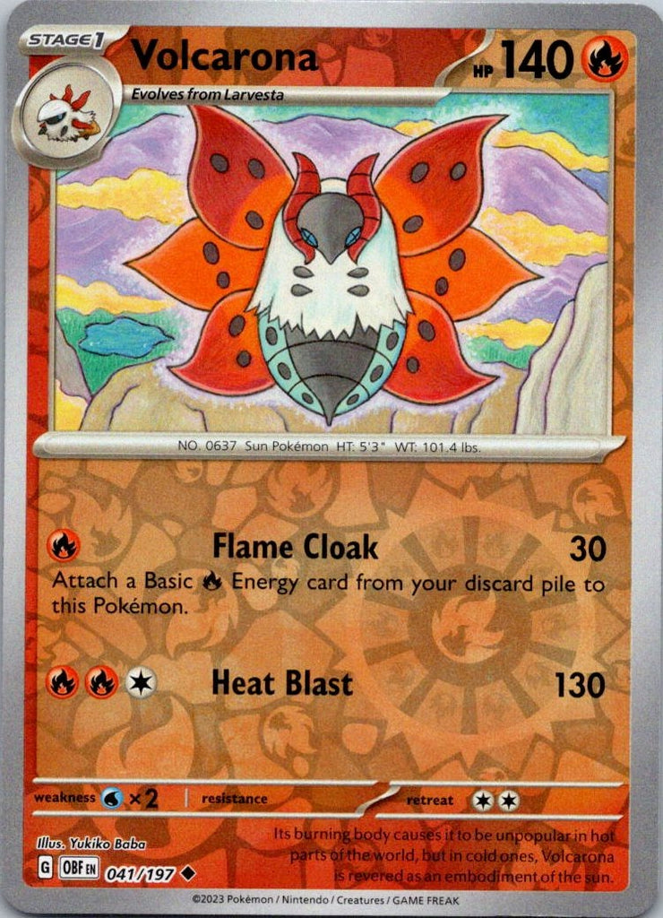 SV03: Obsidian Flames #041/197 Volcarona