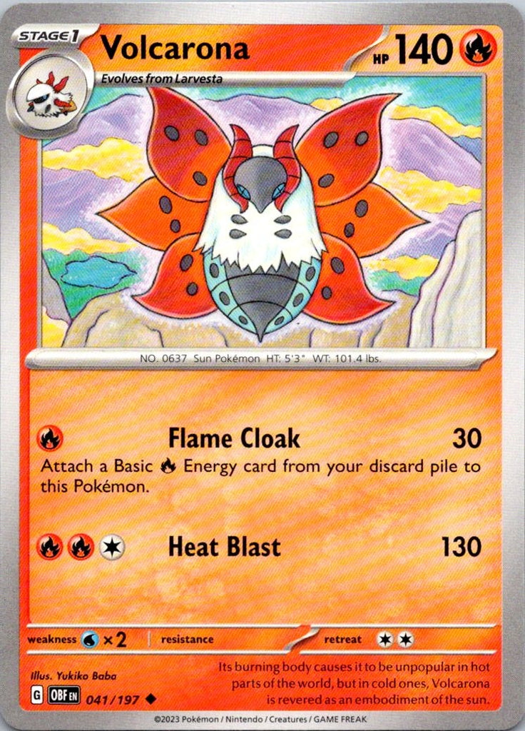 SV03: Obsidian Flames #041/197 Volcarona