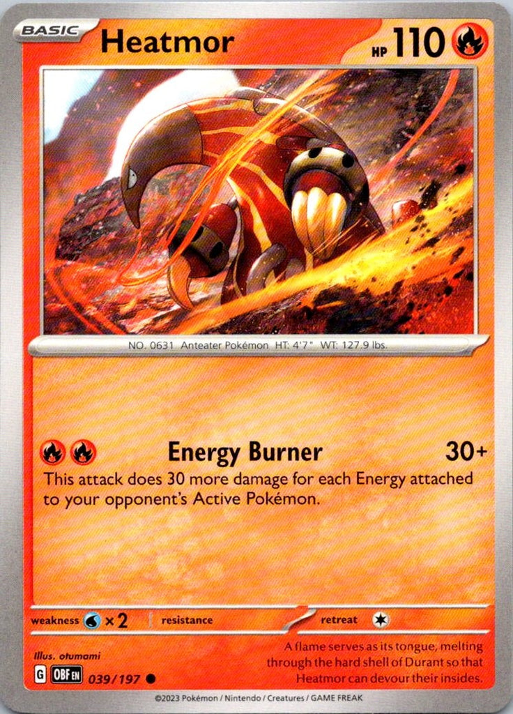 SV03: Obsidian Flames #039/197 Heatmor