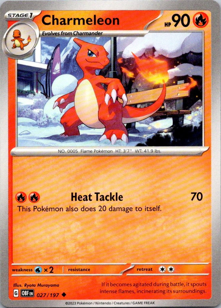 SV03: Obsidian Flames #027/197 Charmeleon