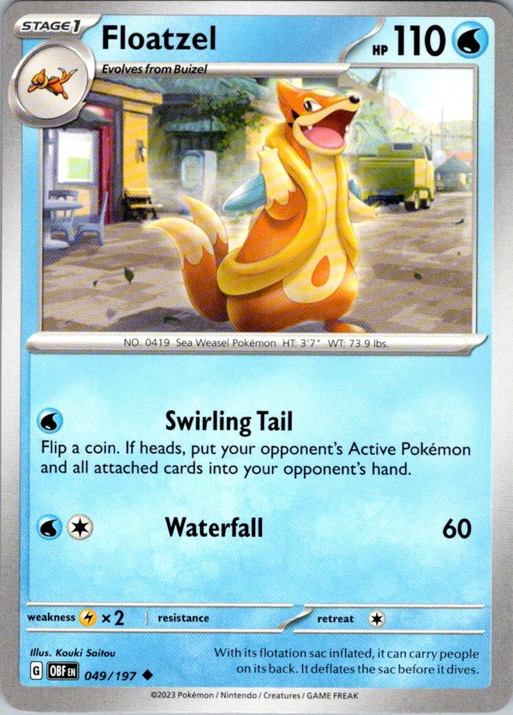 SV03: Obsidian Flames #049/197 Floatzel