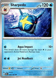 SV03: Obsidian Flames #047/197 Sharpedo