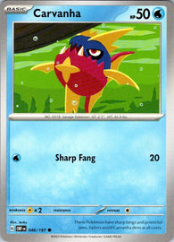 SV03: Obsidian Flames #046/197 Carvanha