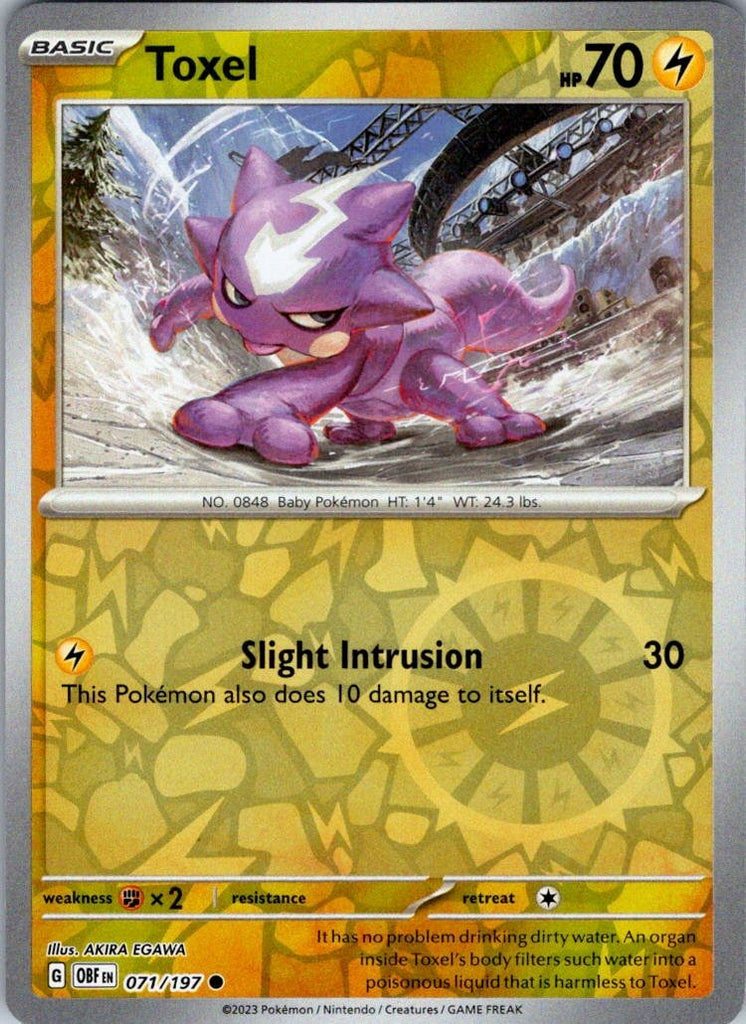 SV03: Obsidian Flames #071/197 Toxel
