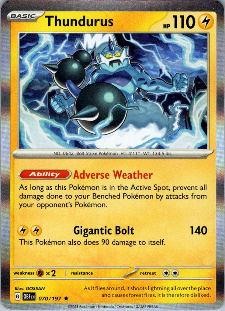SV03: Obsidian Flames #070/197 Thundurus