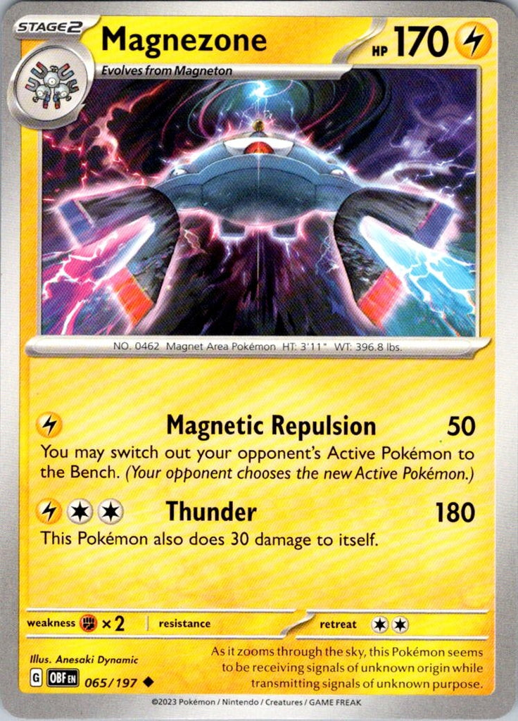 SV03: Obsidian Flames #065/197 Magnezone
