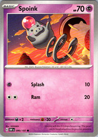 SV03: Obsidian Flames #090/197 Spoink