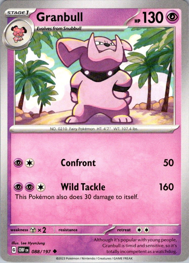 SV03: Obsidian Flames #088/197 Granbull