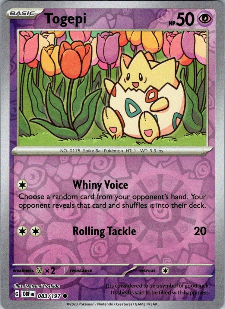 SV03: Obsidian Flames #083/197 Togepi