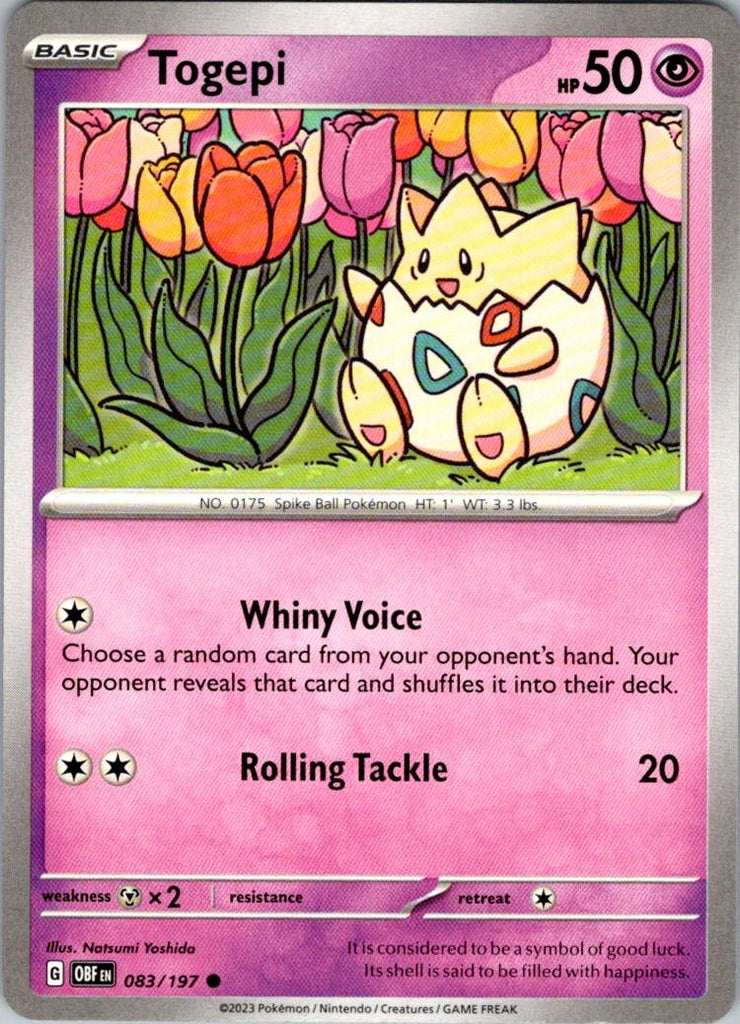 SV03: Obsidian Flames #083/197 Togepi