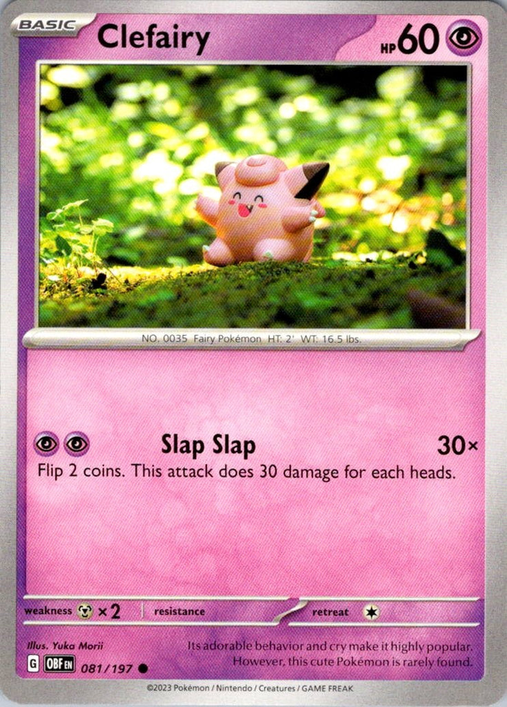 SV03: Obsidian Flames #081/197 Clefairy