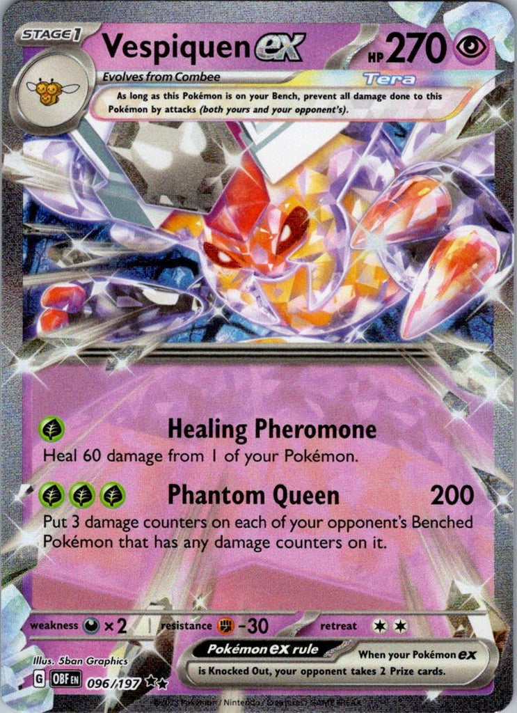 SV03: Obsidian Flames #096/197 Vespiquen ex