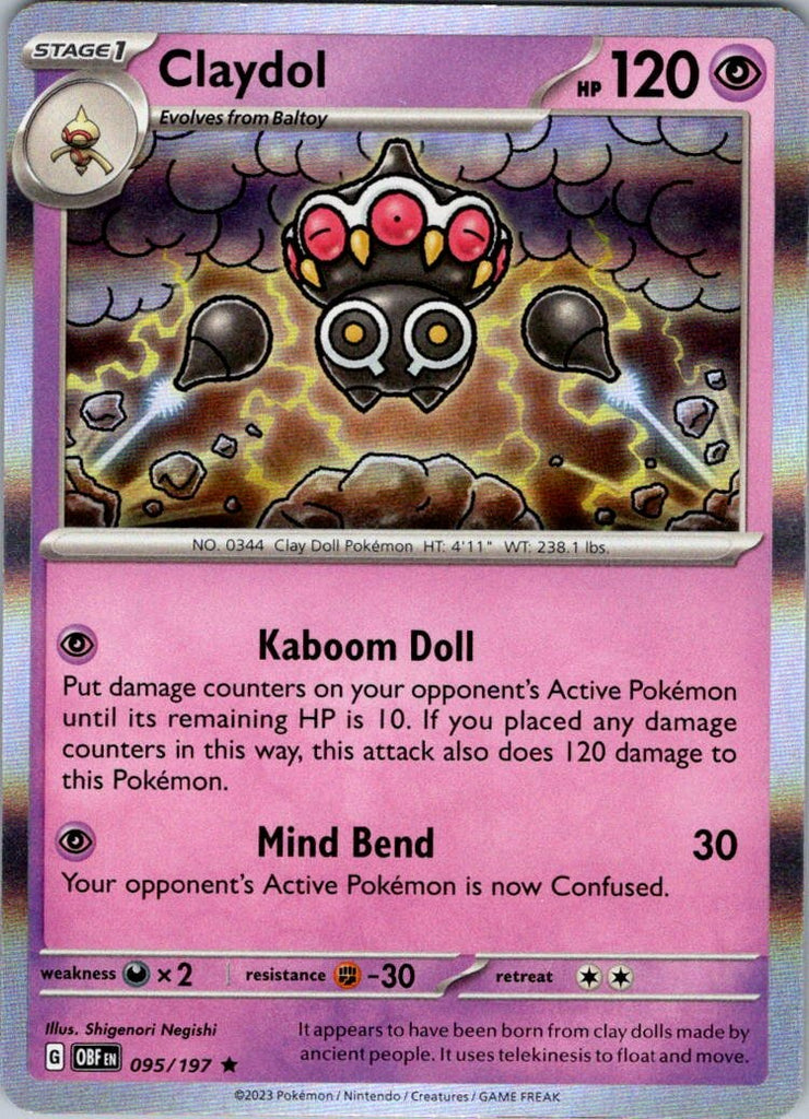 SV03: Obsidian Flames #095/197 Claydol