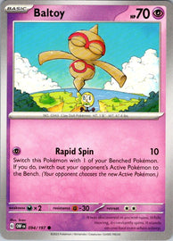 SV03: Obsidian Flames #094/197 Baltoy