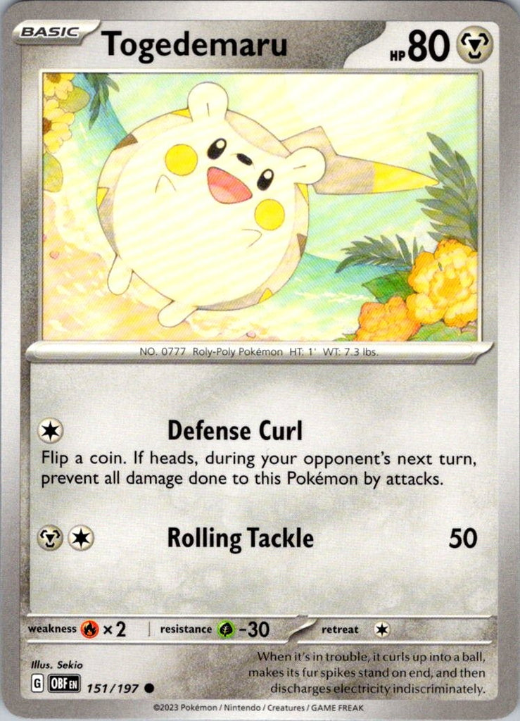 SV03: Obsidian Flames #151/197 Togedemaru