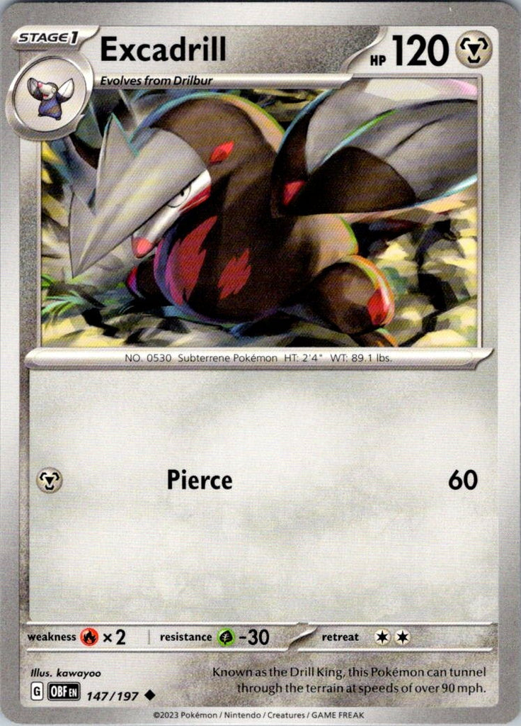 SV03: Obsidian Flames #147/197 Excadrill