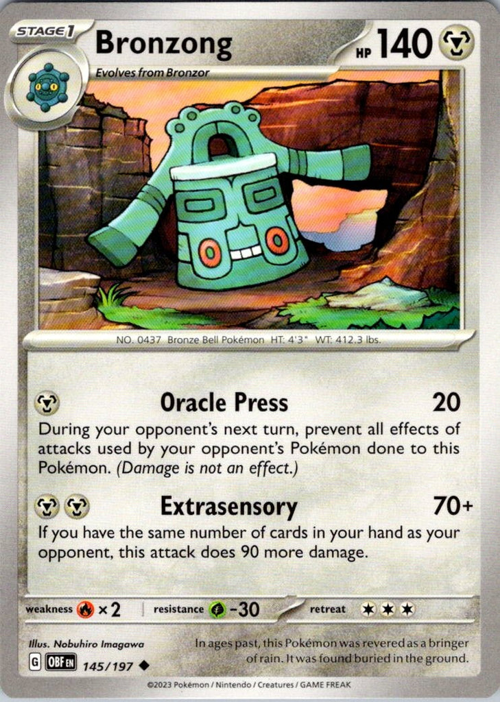 SV03: Obsidian Flames #145/197 Bronzong
