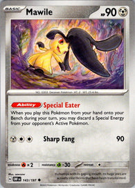 SV03: Obsidian Flames #143/197 Mawile