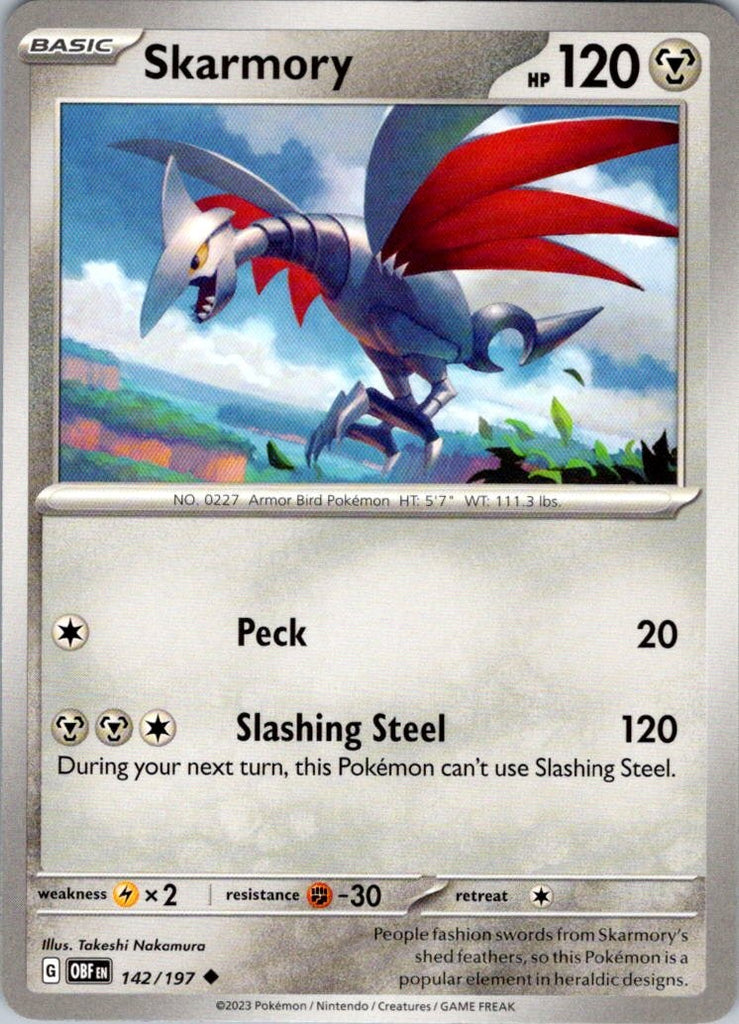 SV03: Obsidian Flames #142/197 Skarmory