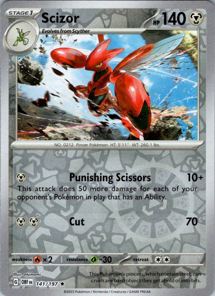 SV03: Obsidian Flames #141/197 Scizor