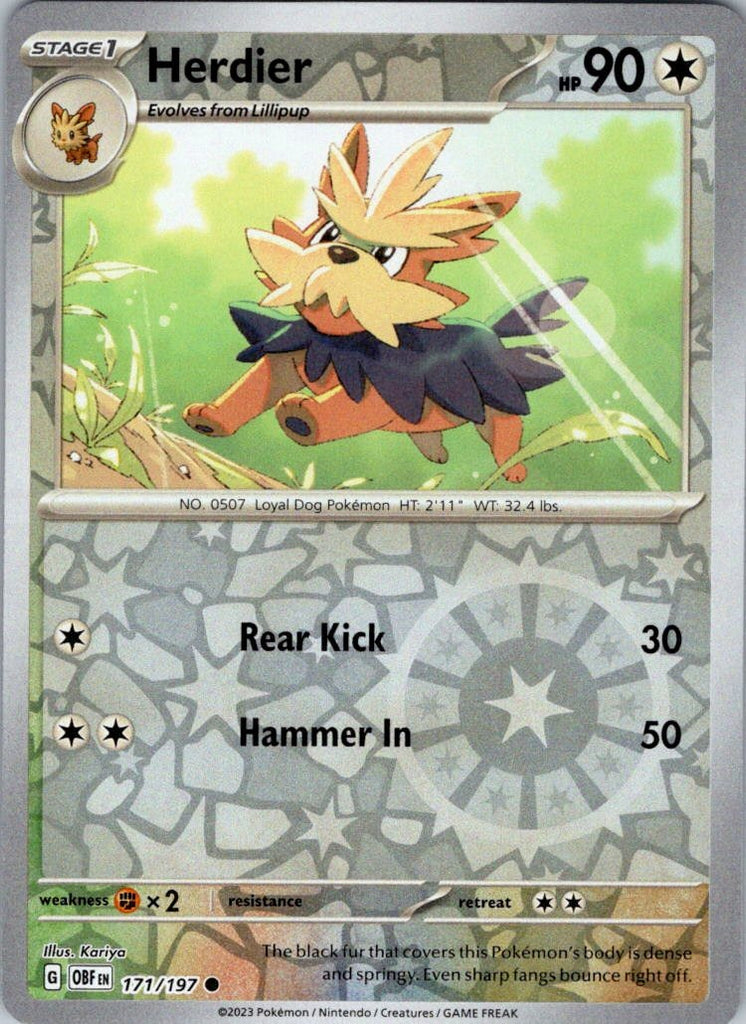 SV03: Obsidian Flames #171/197 Herdier
