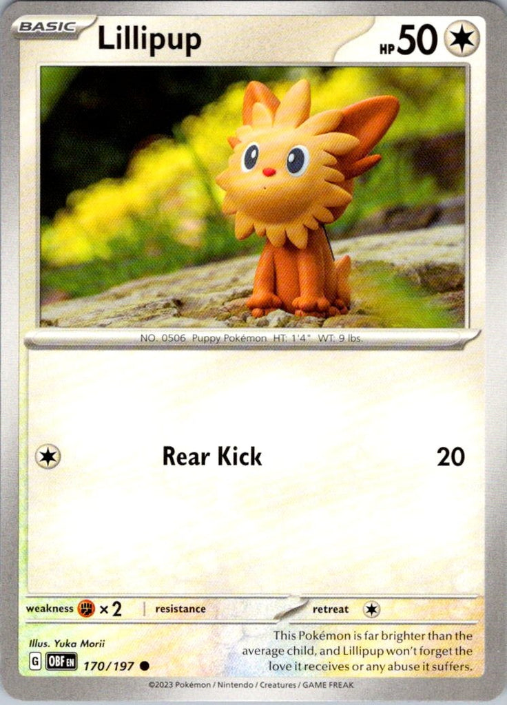 SV03: Obsidian Flames #170/197 Lillipup