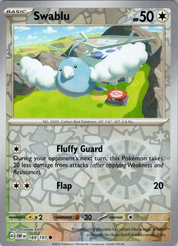 SV03: Obsidian Flames #169/197 Swablu