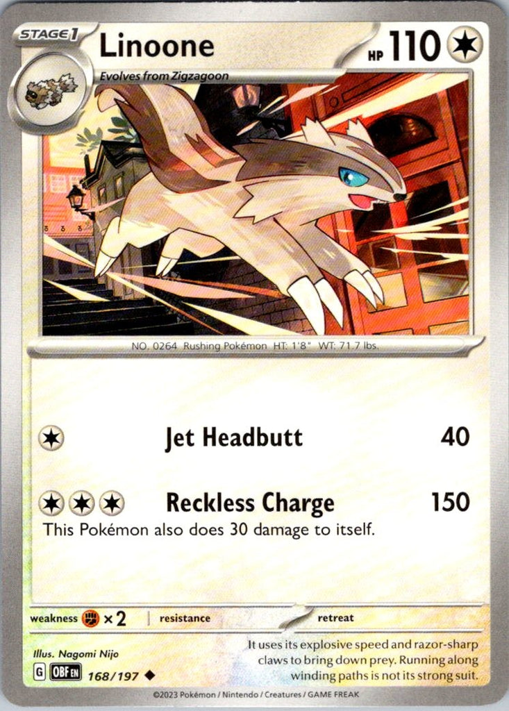 SV03: Obsidian Flames #168/197 Linoone