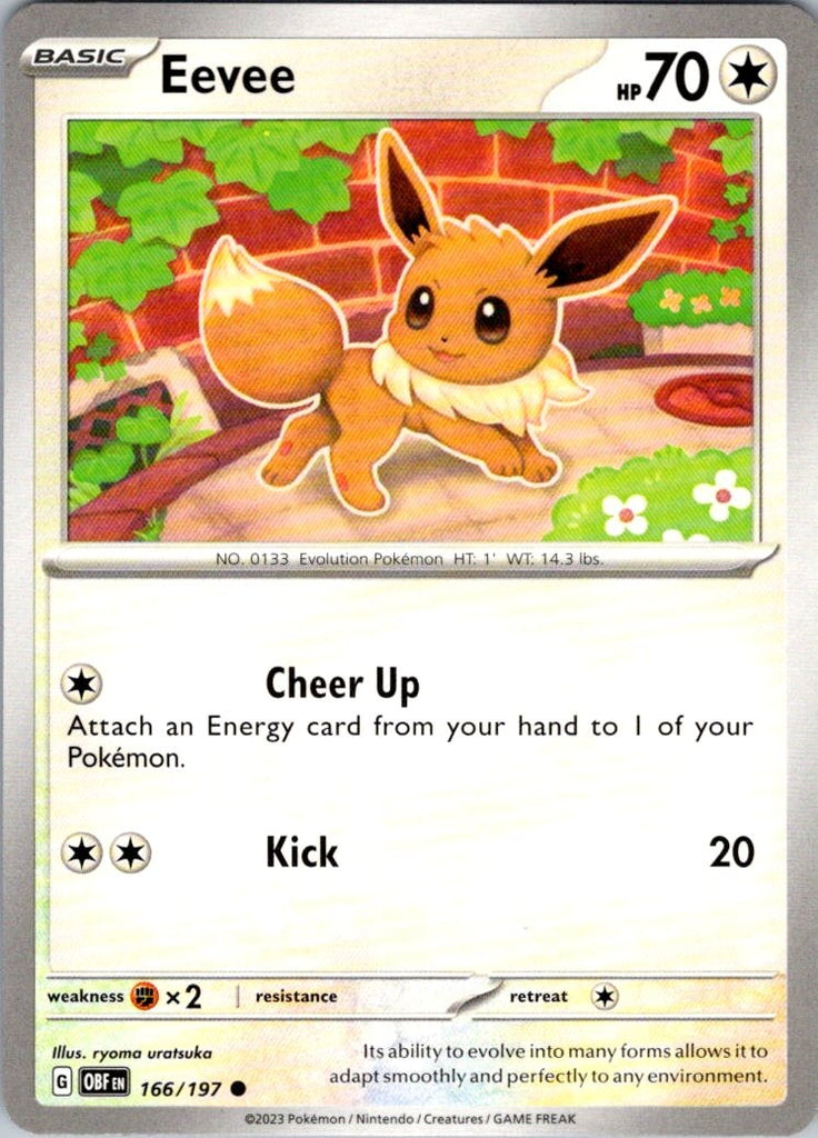 SV03: Obsidian Flames #166/197 Eevee