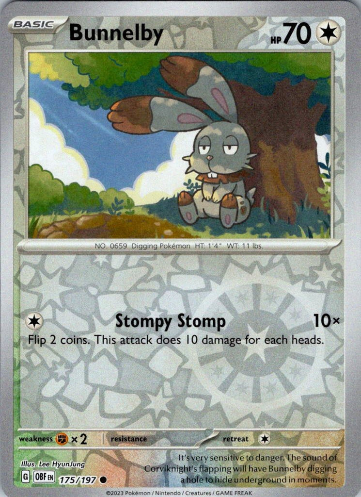 SV03: Obsidian Flames #175/197 Bunnelby