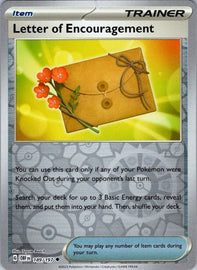 SV03: Obsidian Flames #189/197 Letter of Encouragement