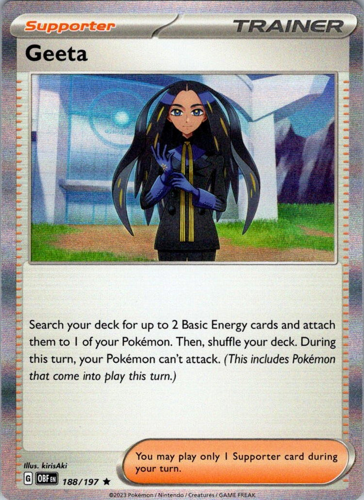 SV03: Obsidian Flames #188/197 Geeta