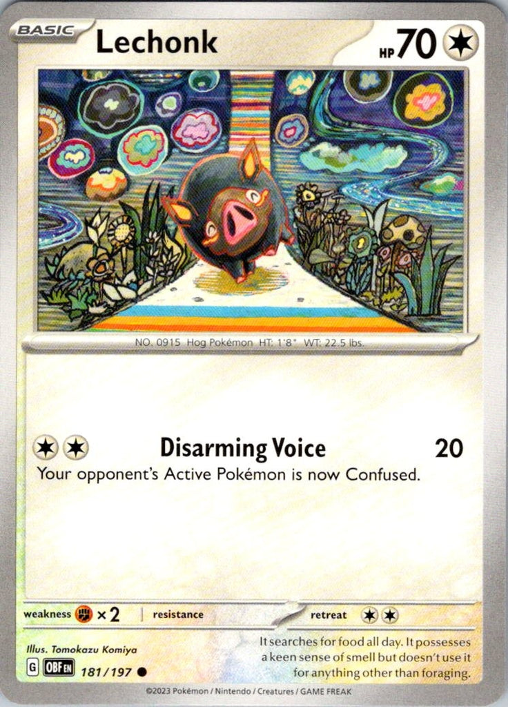 SV03: Obsidian Flames #181/197 Lechonk