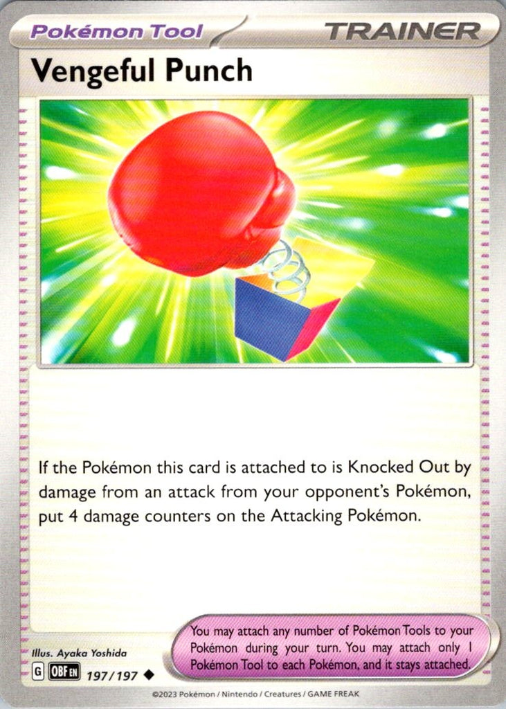 SV03: Obsidian Flames #197/197 Vengeful Punch