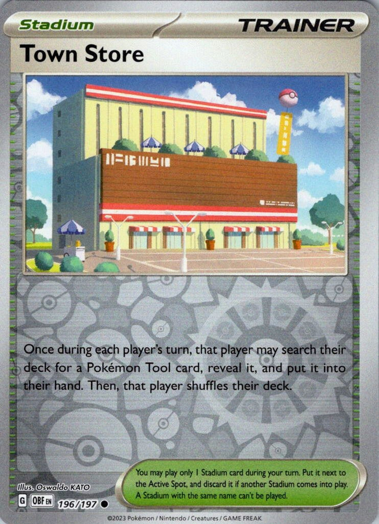 SV03: Obsidian Flames #196/197 Town Store