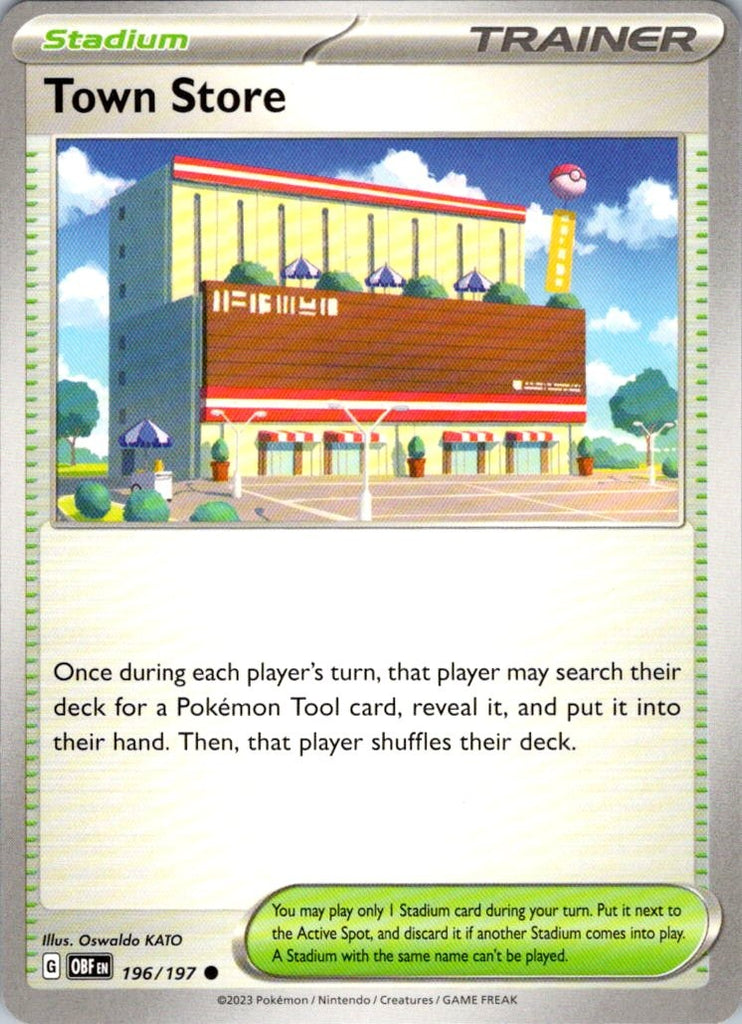 SV03: Obsidian Flames #196/197 Town Store