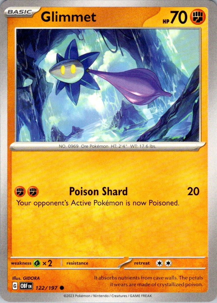 SV03: Obsidian Flames #122/197 Glimmet