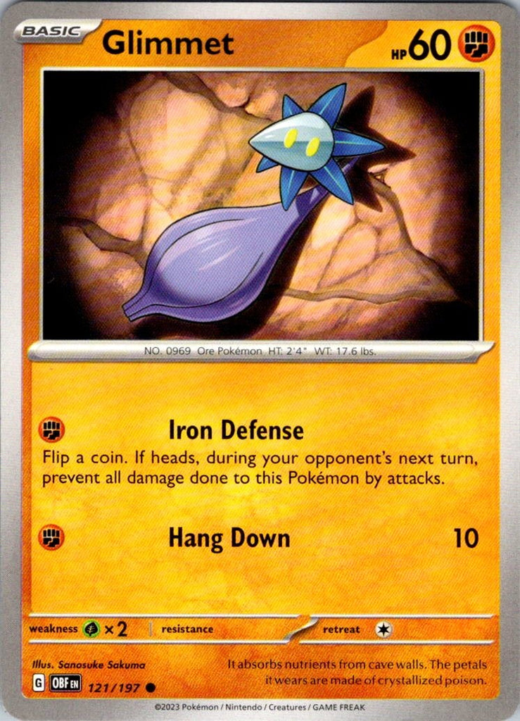 SV03: Obsidian Flames #121/197 Glimmet
