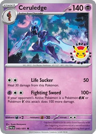 Ceruledge Pokemon Day 2024 Promo
