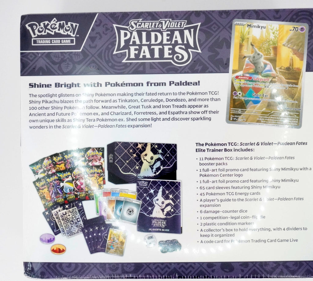 Paldean Fates ETB Pokémon Centre edition PokeMaZe TCG