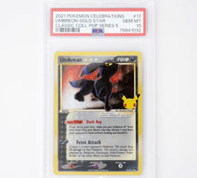 Load image into Gallery viewer, Pokémon 2021 Celebrations Umbreon Gold Star PSA 10 PokeMaZe TCG