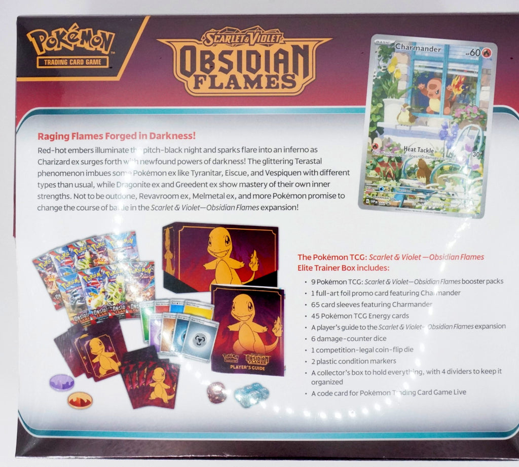 Pokemon Scarlet and Violet Obsidian Flames Elite Trainer Box PokeMaZe TCG