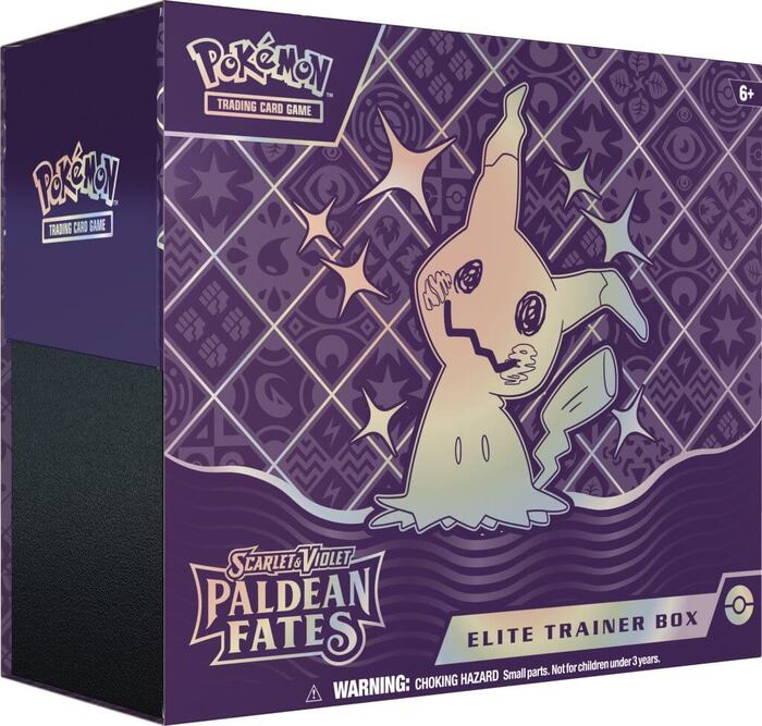 Pokemon Scarlet and Violet Paldean Fates Elite Trainer Box PokeMaZe TCG