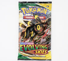 Load image into Gallery viewer, Pokemon Sword and Shield Evolving Skies booster pack PokeMaZe TCG