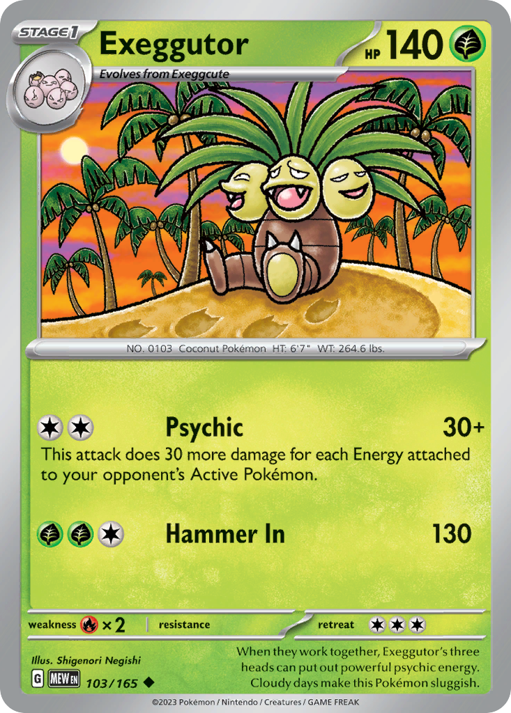Exeggutor - Scarlet & Violet 151 (103/165)