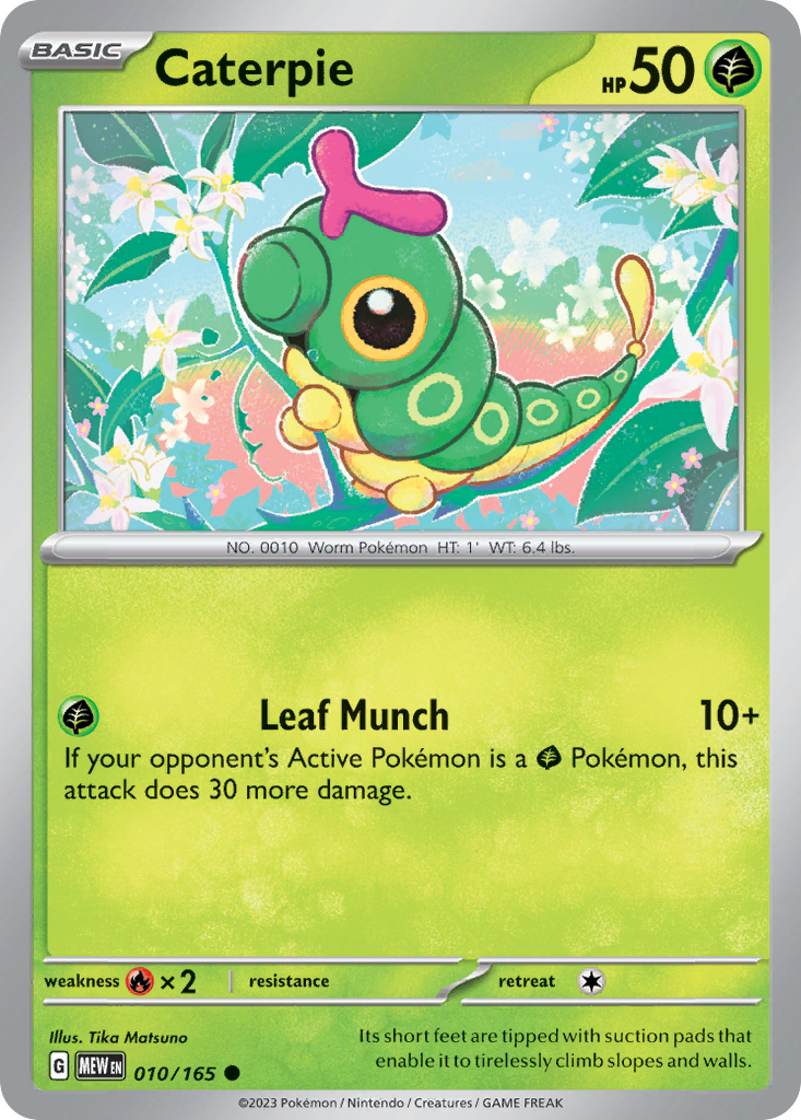 Caterpie - Scarlet & Violet 151 (010/165)